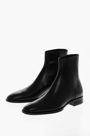 Dsquared2 Stivaletti Chelsea in Pelle D2 CLASSIC con Zip Interna Dsquared2