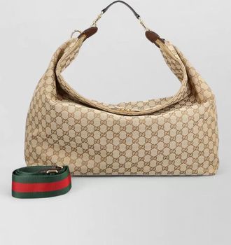 Gucci shoulder bag adjustable strap gold tone hardware