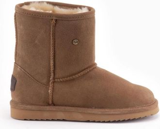 Warmbat Comfortabele Kangaroo Dameslaarzen - Dames - Winterlaarzen - Bruin - 36 EU - Wol - Schoenen