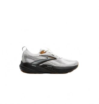 Brooks Men Glycerin 22 Sneakers In White/grey/black