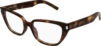 Saint Laurent SL 896 Cat-eye Frame - unisex - Brillen - Bruin - 55 MM - Accessoires