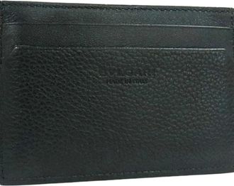 Bulgari Pre-owned Wallets, female, Black, Size: ONE SIZE Pre-owned Card Case