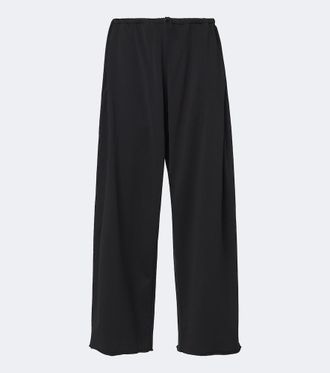 Kiko Kostadinov Veleka cotton jersey wide-leg pants
