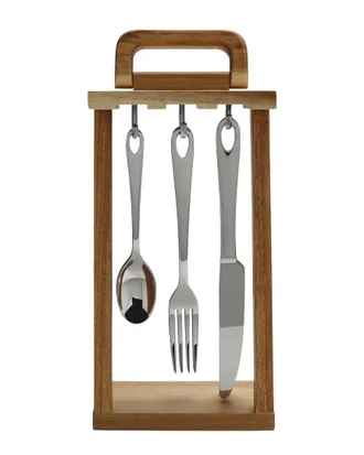 Mikasa Urban 18Pc Flatware Set With Storage Caddy