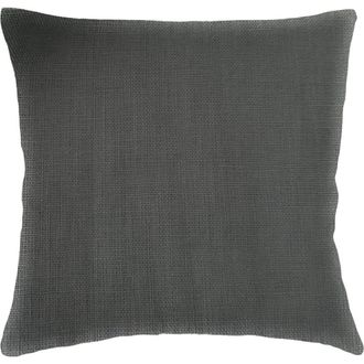 Anaya with Love So Soft Linen Euro Pillow with Down Alternative Insert in Antique Grey at Nordstrom, Size 26X26