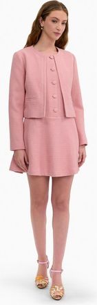 Rebecca Taylor Margot Tweed Jacket in Vintage Rose at Nordstrom, Size 10