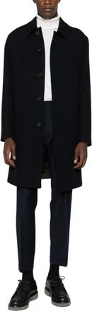 Manuel Ritz Cappotto monopetto in misto lana - - Coats - Uomo - Nero - S