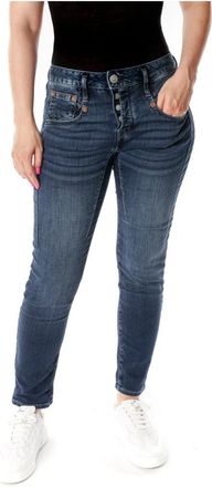 Herrlicher Slim-fit Jeans - Dames - Skinny Jeans - Blauw - W31 - Katoen - Jeans
