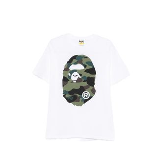 A Bathing Ape Ape Head Camouflage-print T-shirt