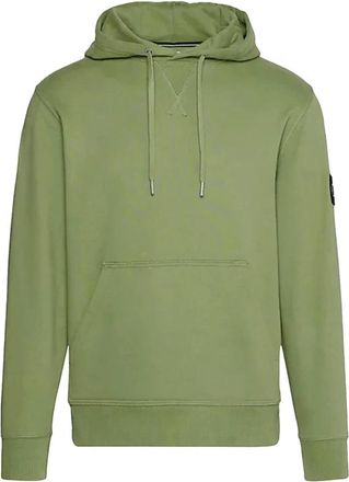 Calvin Klein Sweaters - Heren - Hoodies - Groen - XL - Katoen - Hoodies & sweatvesten