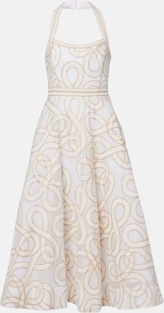 Rebecca Vallance Abito midi Irena con ricamo