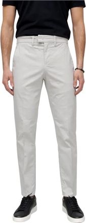 Dondup Pablo Chino - Heren - Chinos - Wit - W35 - Katoen - Broeken