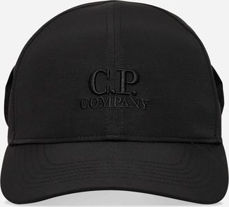 C.P. Company Chrome-R Goggle Cap Black