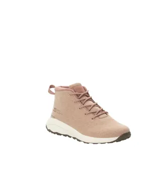 Jack Wolfskin Schn&uuml;rboots JACK WOLFSKIN CAMPFIRE WOOL MID W, Damen, Gr. 37,5, afterglow, Wolle, Schuhe Schn&uuml;rboots, Winterschuhe, Winterboots, Sneakerboots