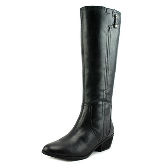 Dr. Scholls Womens Brilliance Wide Calf Riding Boot, Black, 6.5 UK