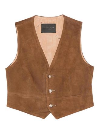 Dondup Suede leather vest