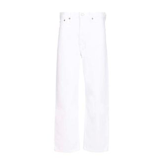 A Gold E Dames, Jeans, Wit, Maat: W25 Katoen