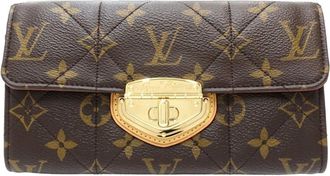 Louis Vuitton Monogram Etoile Brown Canvas Long Wallet (Bi-Fold) (Pre-Owned)