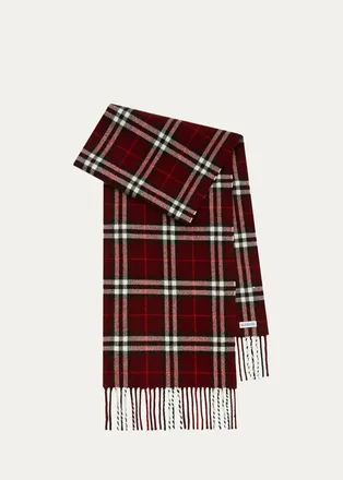 Burberry Sparkle Check Cashmere Scarf