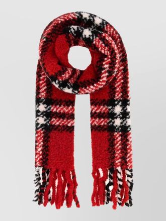Burberry alpaca wool boucl&eacute; scarf