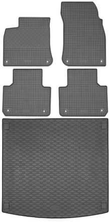 OEM Juego De Alfombrillas De Goma Para Coche Y Alfombrilla Para Maletero Para Porsche Cayenne Iii Suv A Partir De Noviembre De 2017