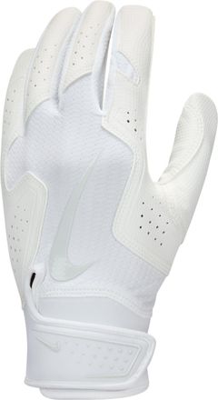Nike Alpha 2.0 Baseball Batting Gloves in White | N1013005-149