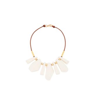 Plan C Necklaces, female, Beige, Size: ONE SIZE Irregular Pendants Necklace