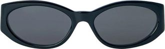 Jacquemus Ovalo Zonnebril - Dames - Zonnebrillen - Zwart - ONE Size - Accessoires