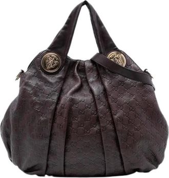 Gucci Pre-owned Handbags, female, Brown, Size: ONE SIZE Pre-owned The Hysteria Shoulder Bag