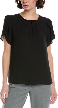 CeCe by Cynthia Steffe Cece Tulip Sleeve Shirred Neck Top