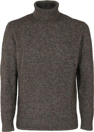 KANGRA Stijlvolle Gebreide Kleding - Heren - Coltruien - Bruin - 2XL - Katoen - Truien & Vesten