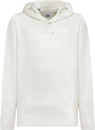 C.P. Company Hoodie - Heren - Hoodies - Wit - XS - Wol - Hoodies & sweatvesten