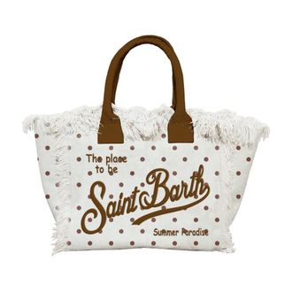 MC2 Saint Barth Tote Bags, female, White, Size: ONE SIZE Colette Hand Bag With Shoulder Strap