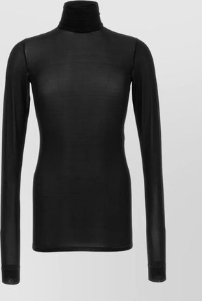 Saint Laurent sheer turtleneck top