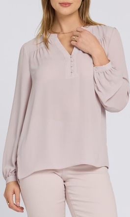 NYDJ Trinity Tunic Top in Rock Flower at Nordstrom, Size Xx-Small