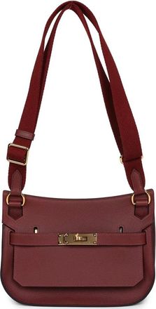 Herm&egrave;s Mini Jypsiere in Rouge H Evercolor Leather with Gold Hardware