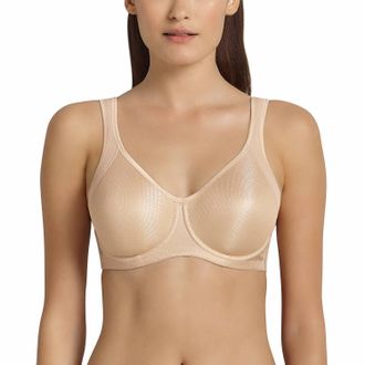 Anita Momentum Underwire Maximum Support Sports Bra In Desert