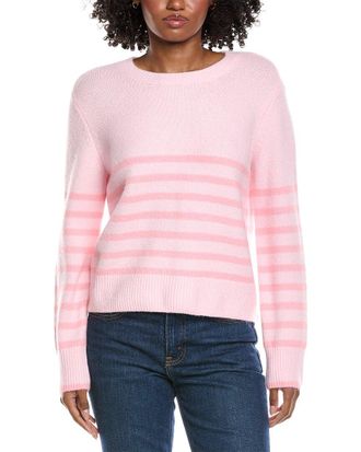 CeCe by Cynthia Steffe Striped Crop Sweater