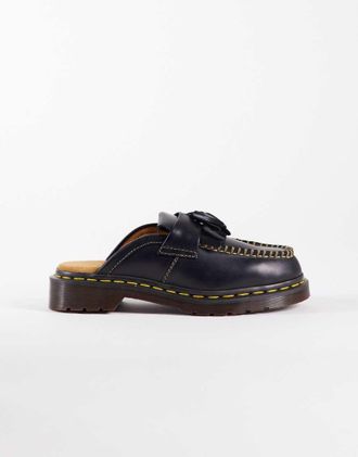 Dr. Martens Adrian - Sabot neri con nappe-Nero