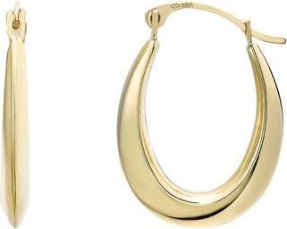 Candela Jewelry 14K Gold Oval Hoop Earrings at Nordstrom Rack