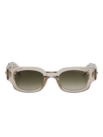 Cutler and Gross Occhiali da sole con placca logo - Toni neutri