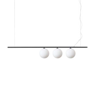 Ideal Lux L&aacute;mpara de suspensi&oacute;n Perline SP3 Negro - L1205xH420-2200xP150mm