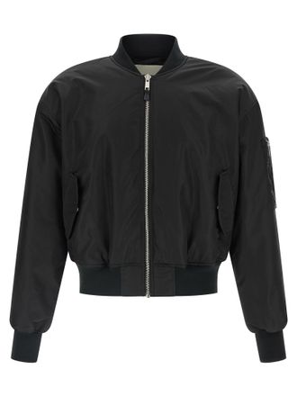 Entire studios Black Nylon Mens Bomber