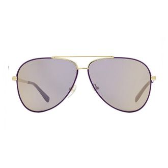 Ferragamo SF131S736 Aviator Sunglasses - Gold