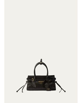 Prada Bonnie Mini Leather Top-Handle Bag