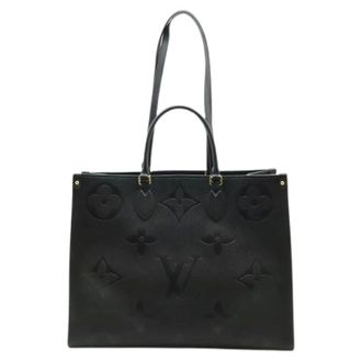 Louis Vuitton Bolso tote Pre-owned Monogram Empreinte On The Go GM - Pre-owned - Mujer - Negro - ONE SIZE