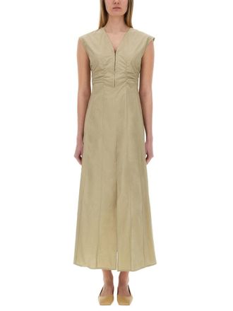 Alysi Long Poplin Dress