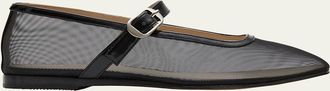 Le Monde Beryl Mesh Mary Jane Ballerina Flats