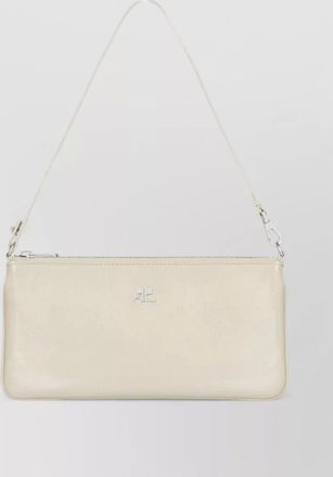 Courr&egrave;ges cloud leather clutch bag