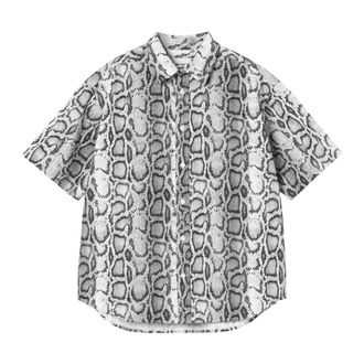 Carhartt Work in Progress S/S Snake Camo Shirt - female - Carhartt Wip - Shirts - Multicolor - XS - Blouses & Shirts